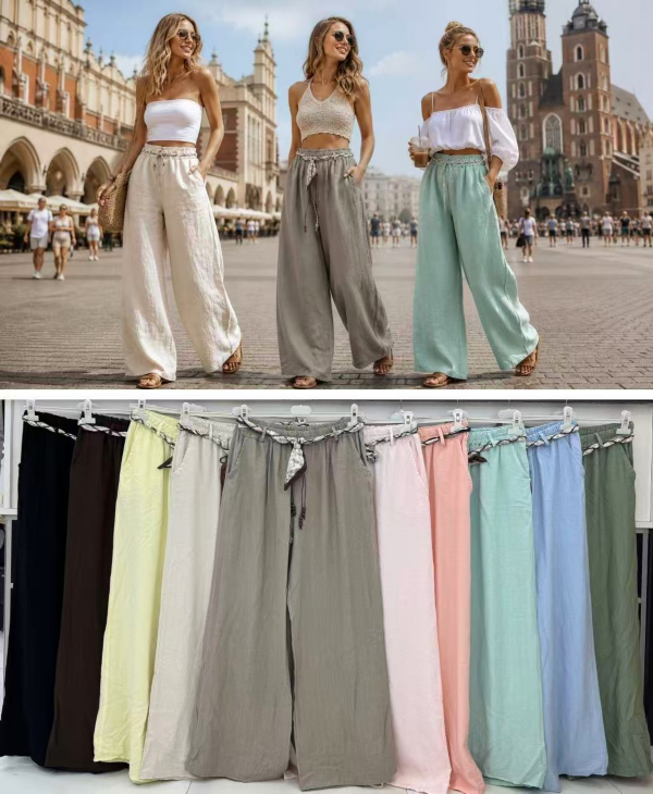 Spodnie damskie (Włoskie produkt) Roz Standard, Mix Kolor Paczka 5 szt